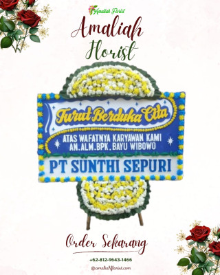 Papan Bunga Duka di Biak Kota
